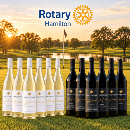 On Point Pinot Grigio + Zipline Shiraz (Hamilton Rotary Exclusive)