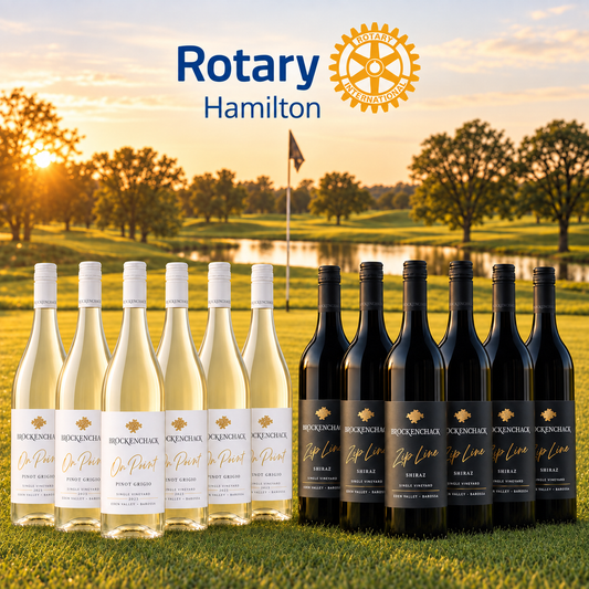 On Point Pinot Grigio + Zipline Shiraz (Hamilton Rotary Exclusive)