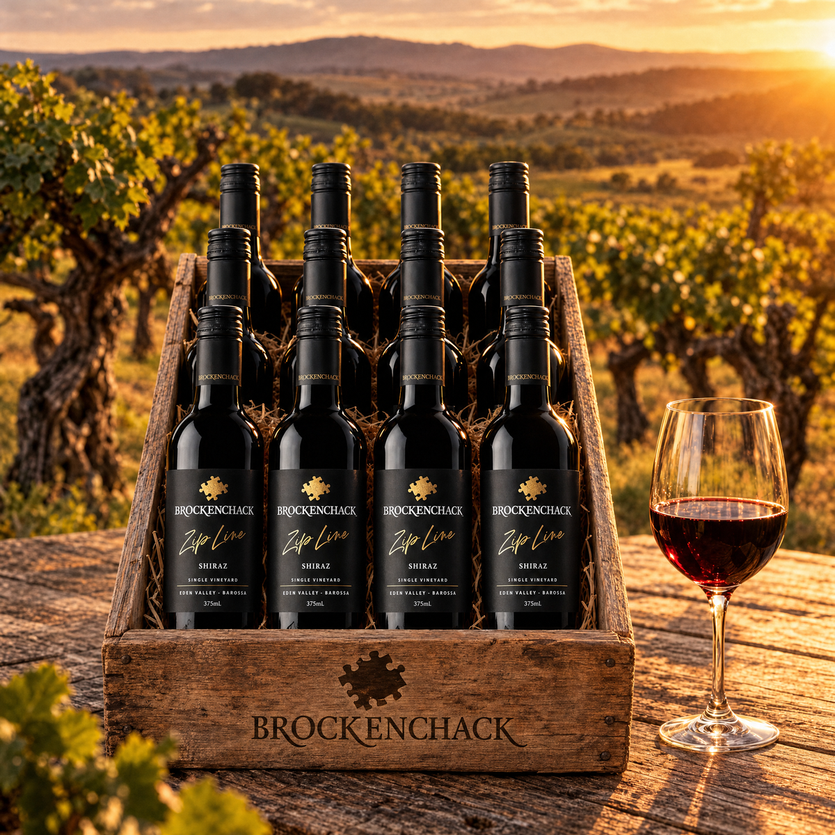 2021 Zip Line Shiraz 375ml 12 PACK
